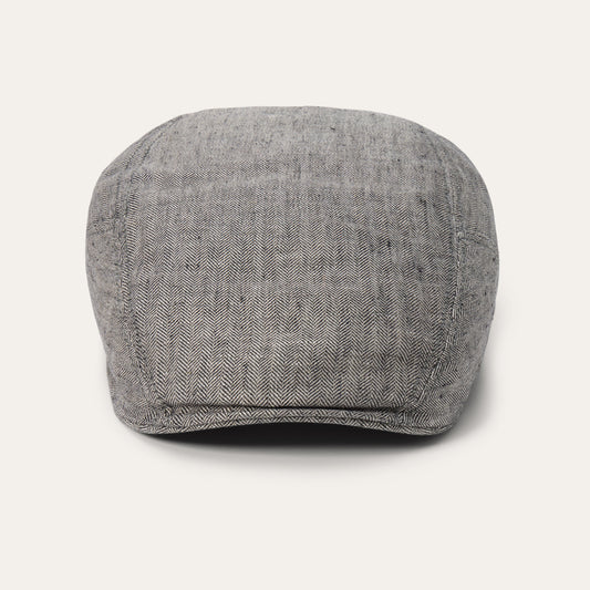 Linen Ivy Cap | Stetson Grey Herringbone