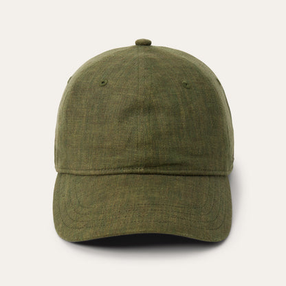 Linen Baseball Cap | Stetson Olive