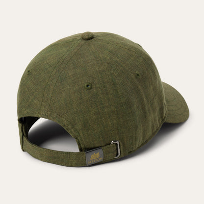 Linen Baseball Cap | Stetson Olive