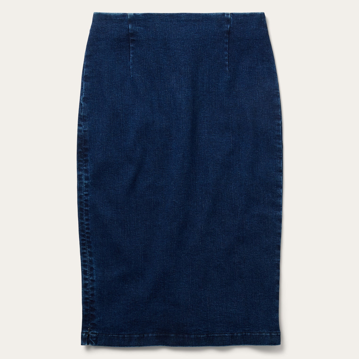 Stretch Denim Pencil Skirt | Stetson Blue