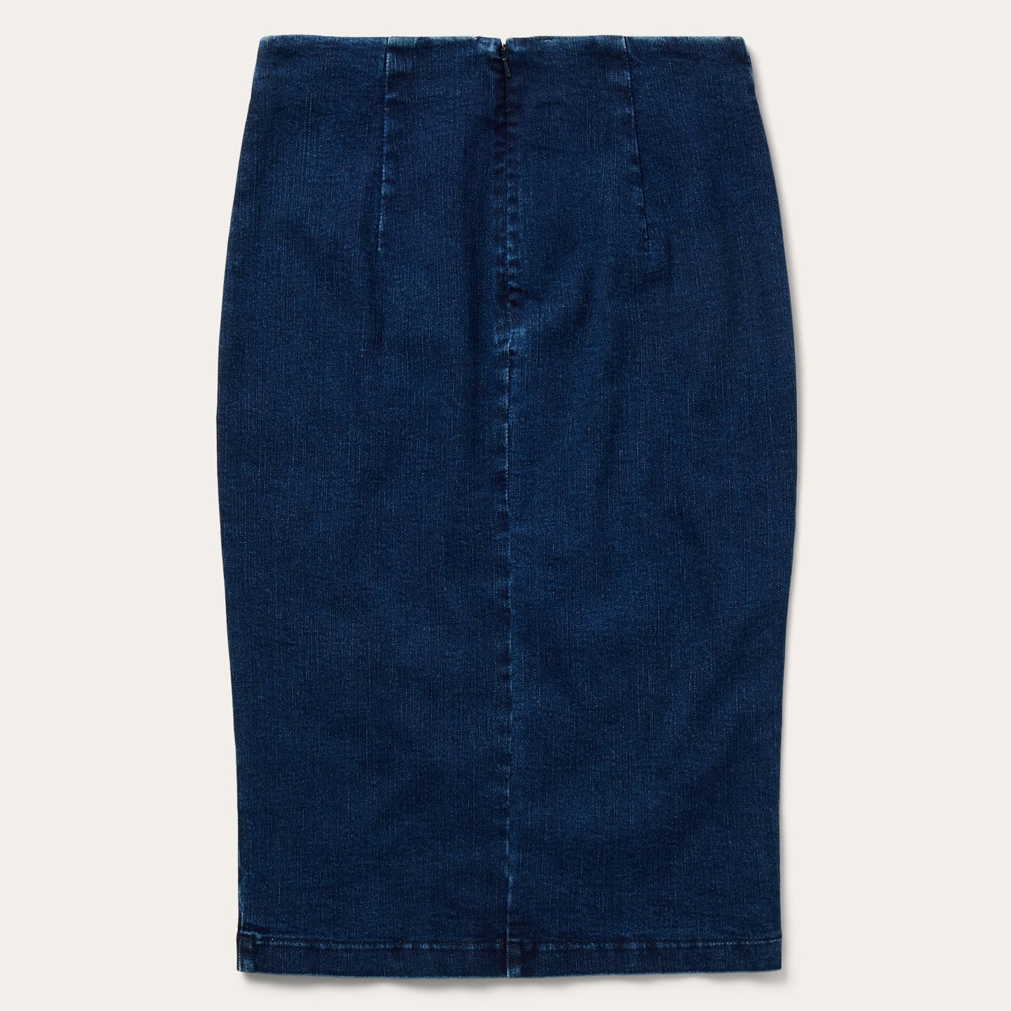 Stretch Denim Pencil Skirt | Stetson Blue