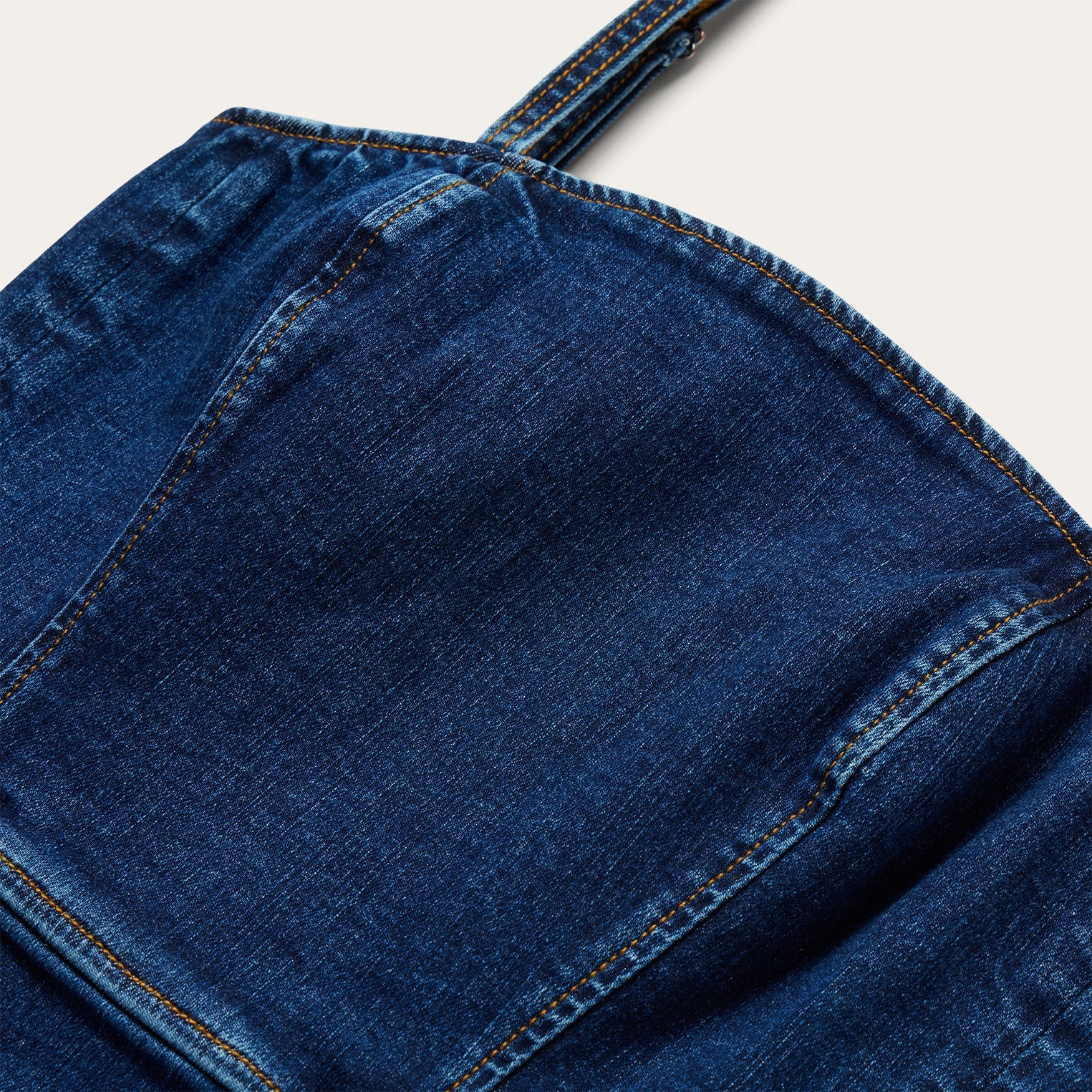 Stretch Denim Fitted Dress | Stetson Blue