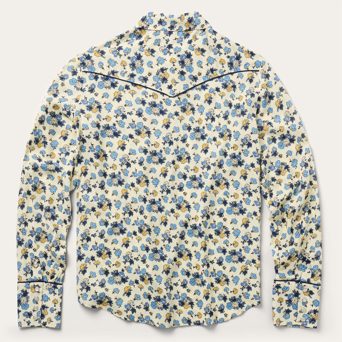 Field Flowers Print Shirt | Stetson Yellow
