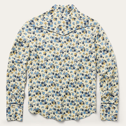 Field Flowers Print Shirt | Stetson Yellow