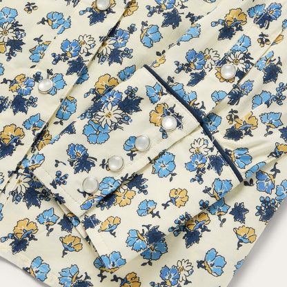 Field Flowers Print Shirt | Stetson Yellow