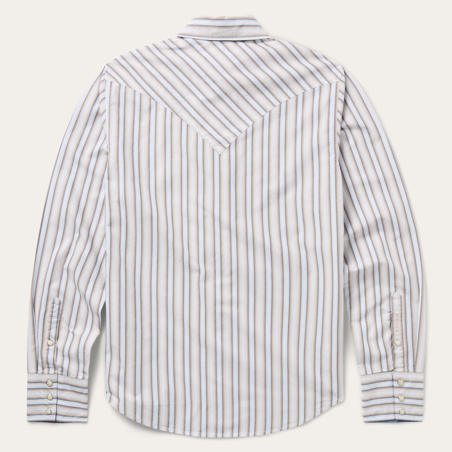 Ombre Stripe Western Shirt | Stetson Brown