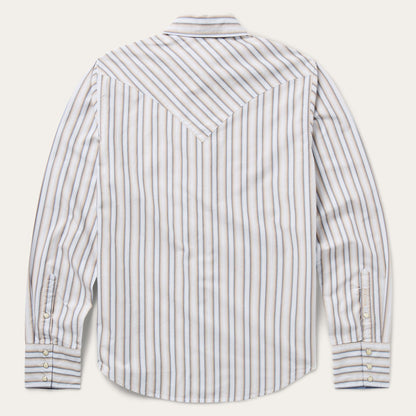 Ombre Stripe Western Shirt | Stetson Brown