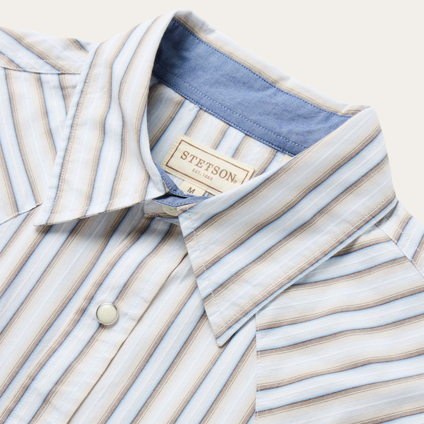 Ombre Stripe Western Shirt | Stetson Brown
