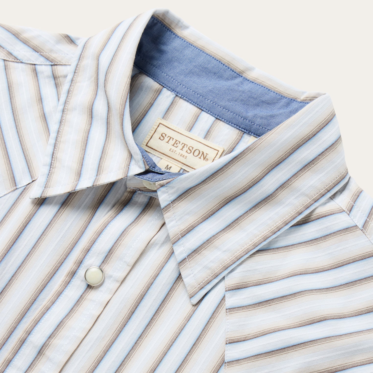 Ombre Stripe Western Shirt | Stetson Brown