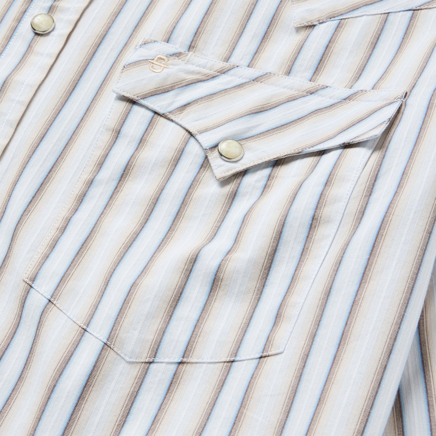 Ombre Stripe Western Shirt | Stetson Brown