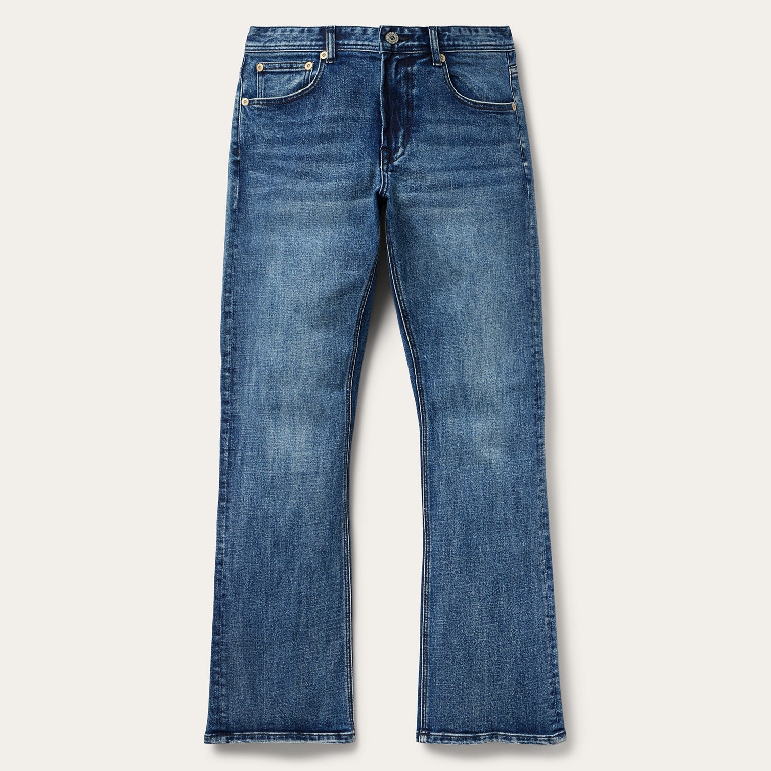 1015 Rocker Fit Stretch Jeans | Stetson Blue