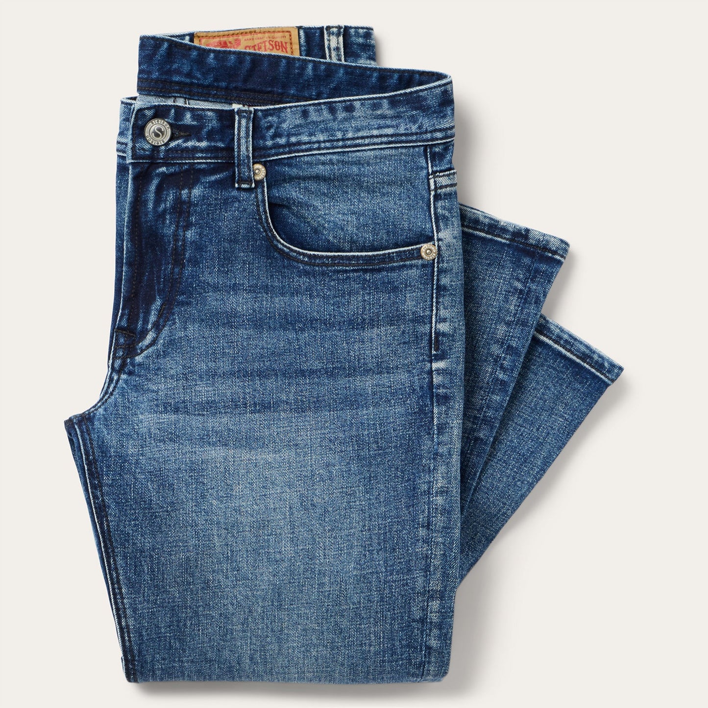 1015 Rocker Fit Stretch Jeans | Stetson Blue