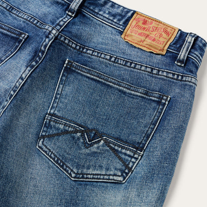 1015 Rocker Fit Stretch Jeans | Stetson Blue
