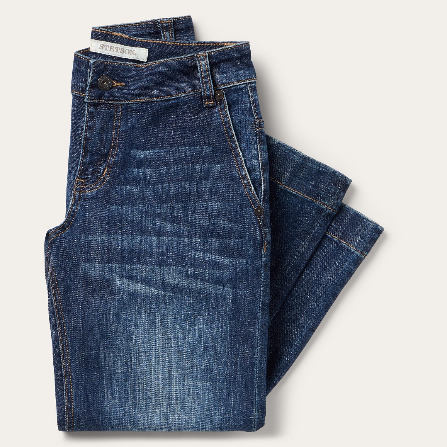 214 Trouser Fit Jeans | Stetson Blue