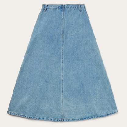 Light Wash Denim Skirt | Stetson Blue