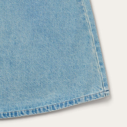 Light Wash Denim Skirt | Stetson Blue