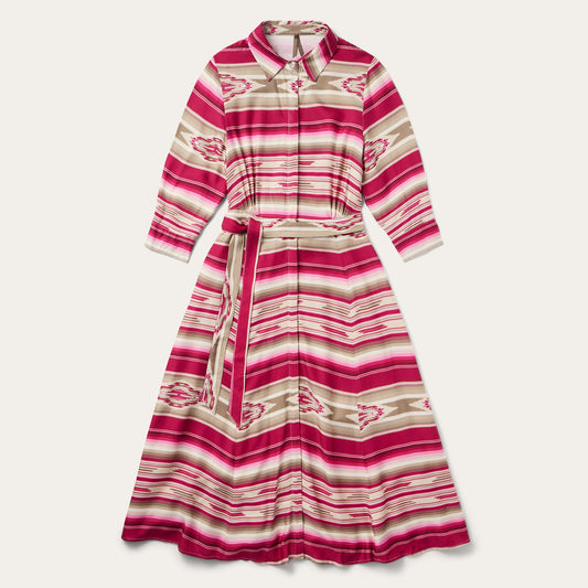 Scarlet Serape Midi Dress | Stetson Red