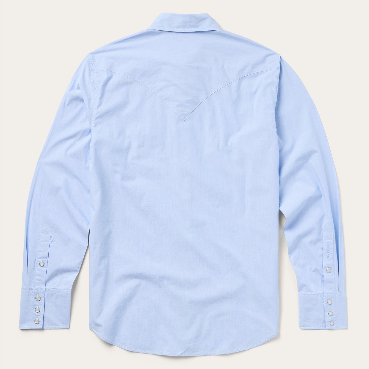Fine Line Stripe Western Shirt | Stetson Blue