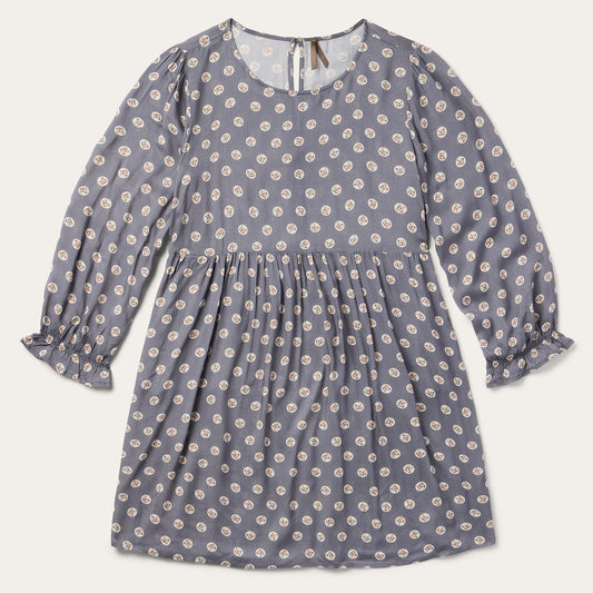 Horse Pennies Print Dress | Stetson Grey