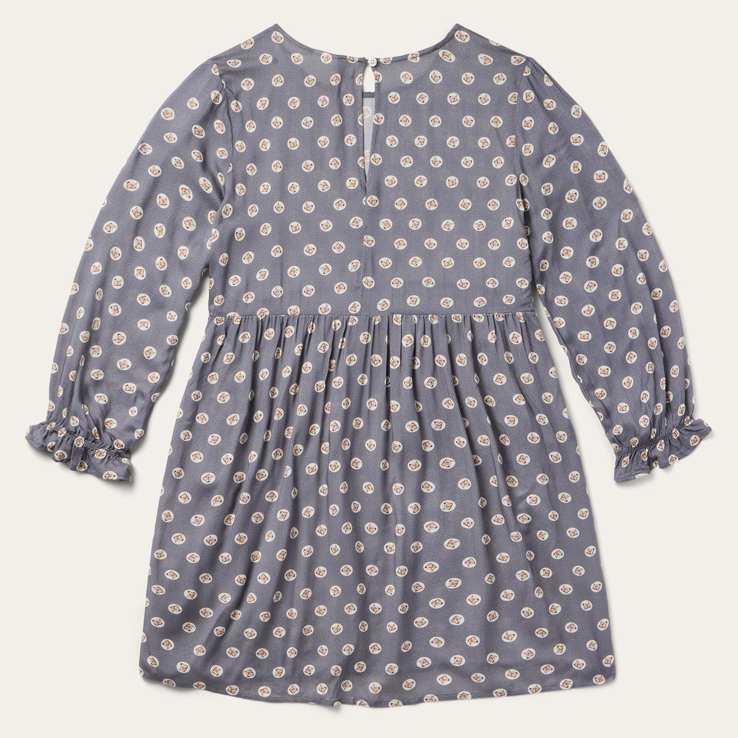 Horse Pennies Print Dress | Stetson Grey