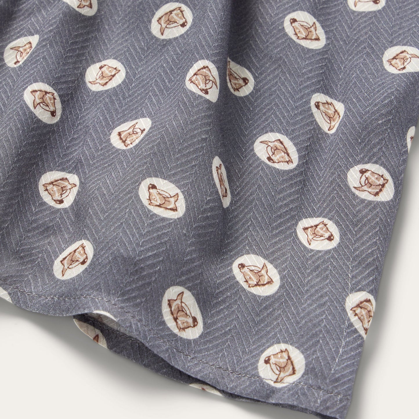 Horse Pennies Print Dress | Stetson Grey