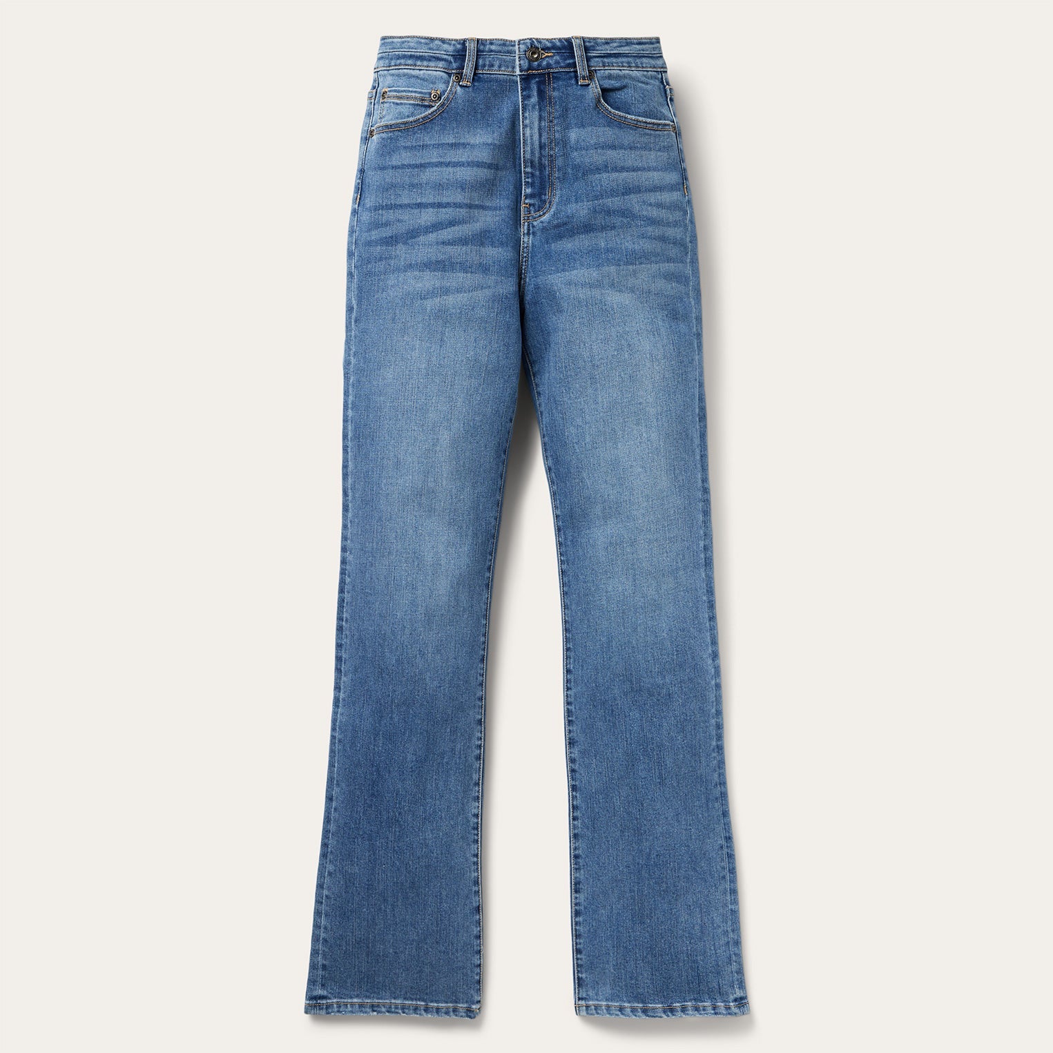 915 High Rise Straight Fit Jeans | Stetson Blue