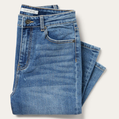 915 High Rise Straight Fit Jeans | Stetson Blue