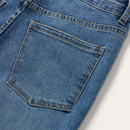 915 High Rise Straight Fit Jeans | Stetson Blue