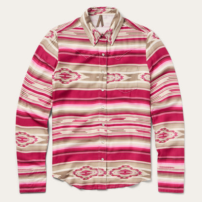 Scarlet Serape Western Shirt | Stetson Red