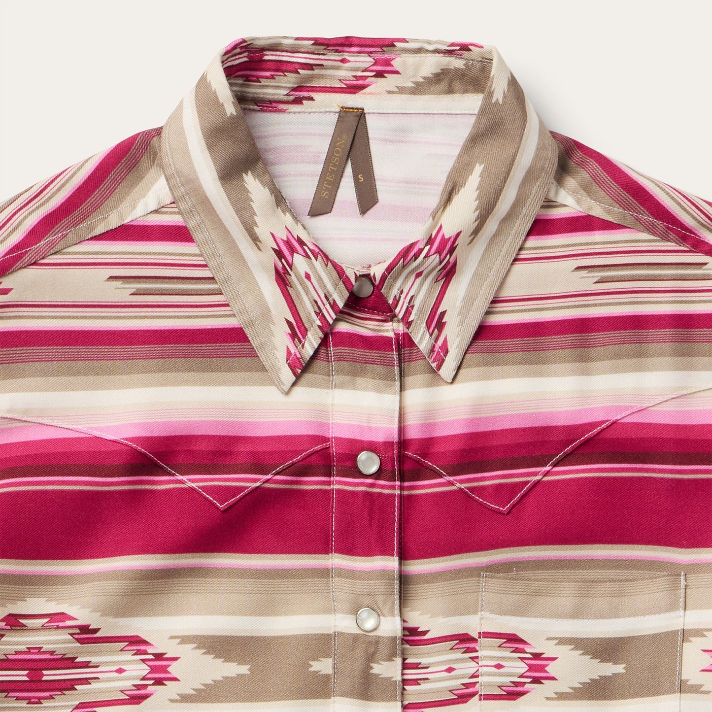 Scarlet Serape Western Shirt | Stetson Red