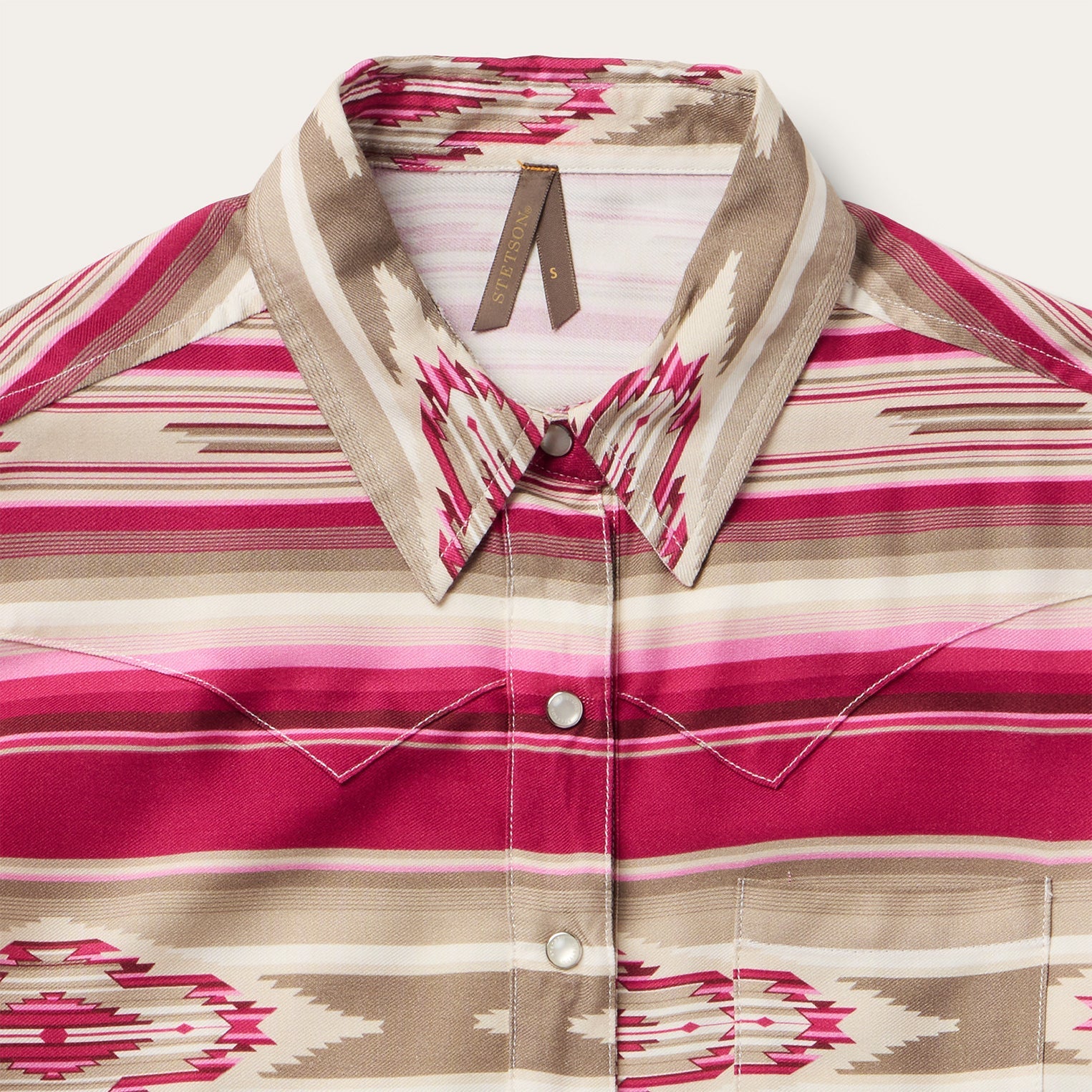 Scarlet Serape Western Shirt | Stetson Red