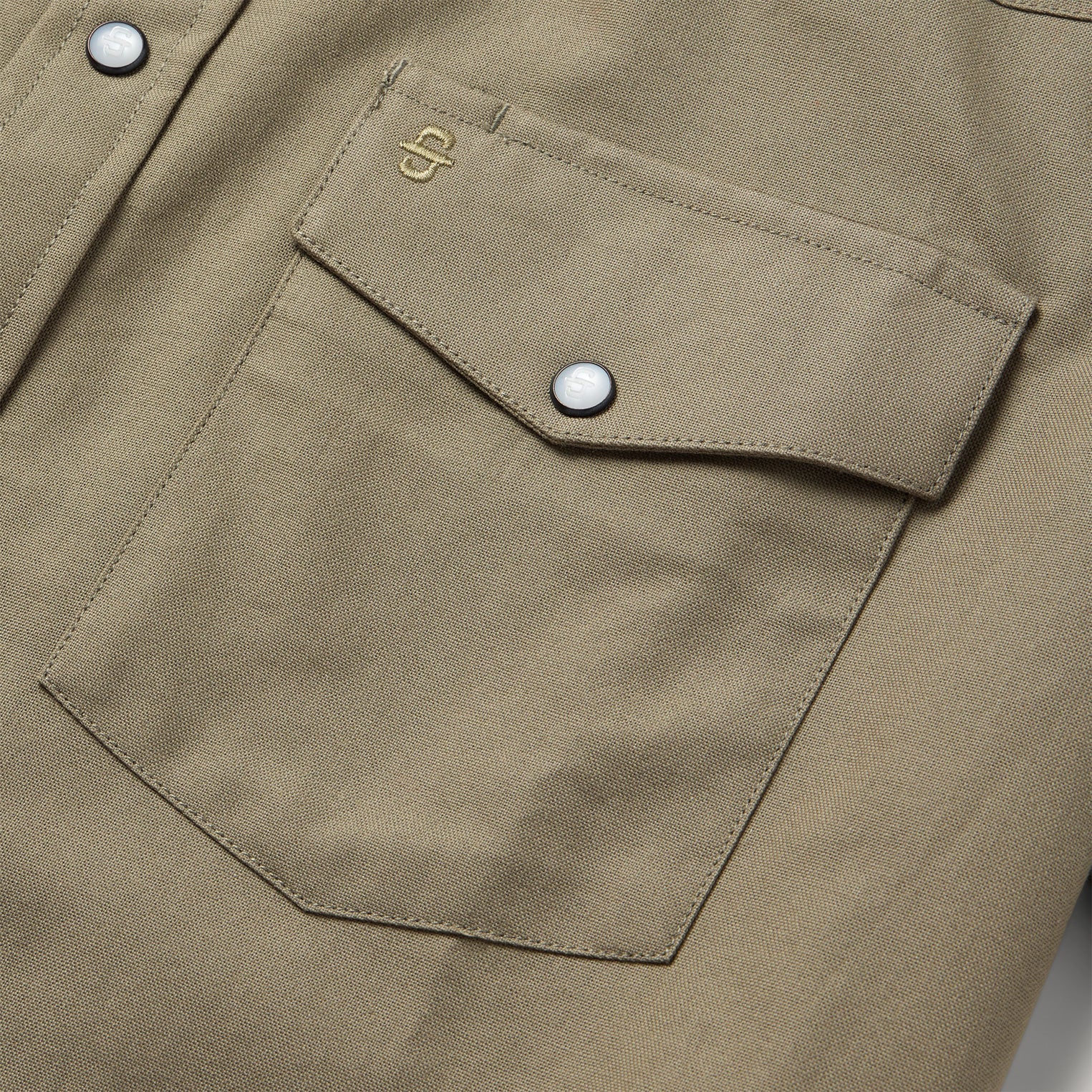 Olive Oxford Short Sleeve Western Shirt | Stetson Olive