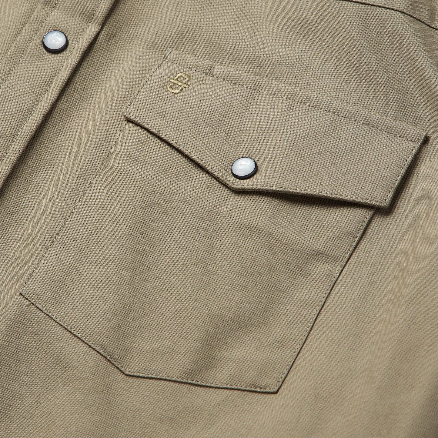 Olive Oxford Western Shirt | Stetson Olive
