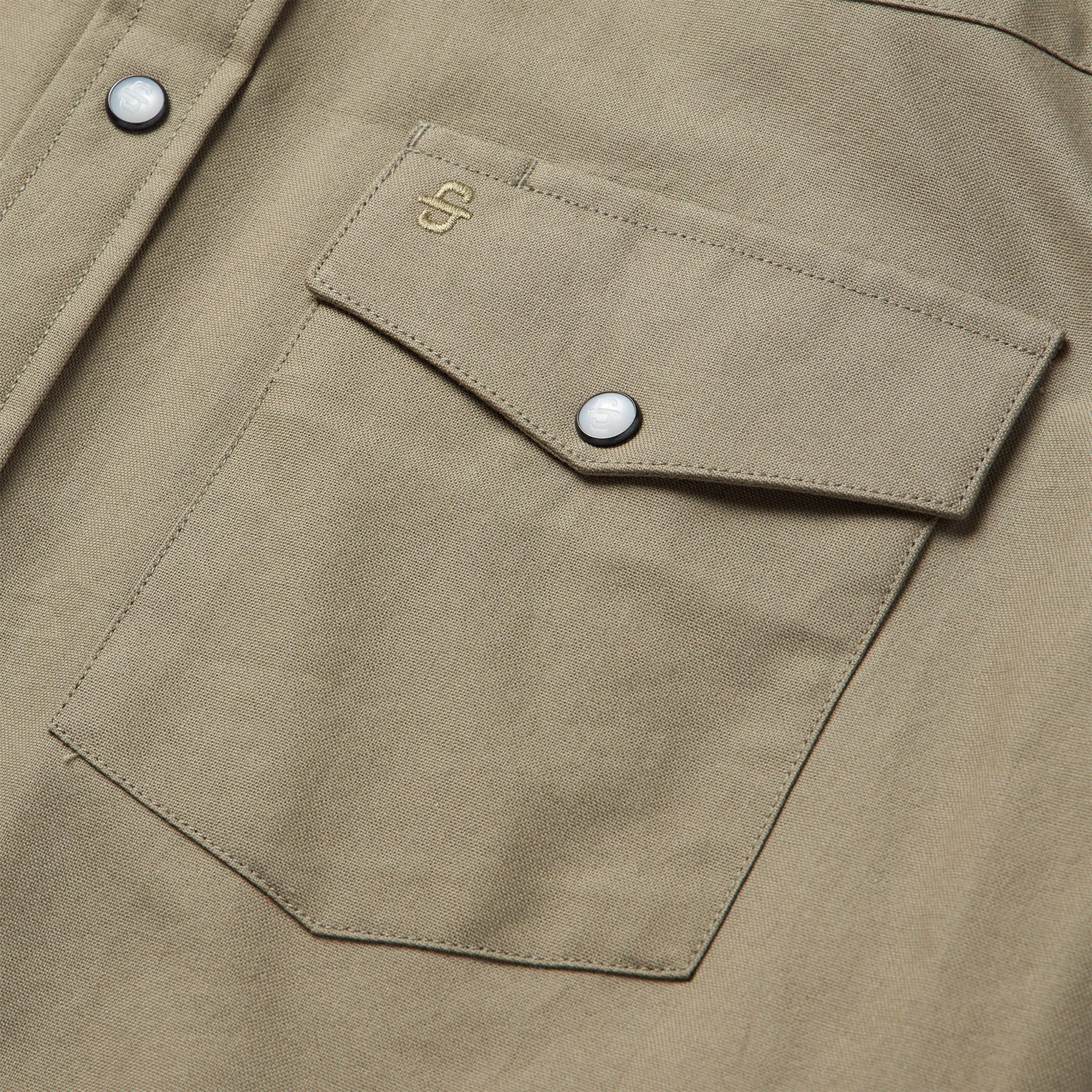 Olive Oxford Western Shirt | Stetson Olive