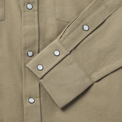 Olive Oxford Western Shirt | Stetson Olive
