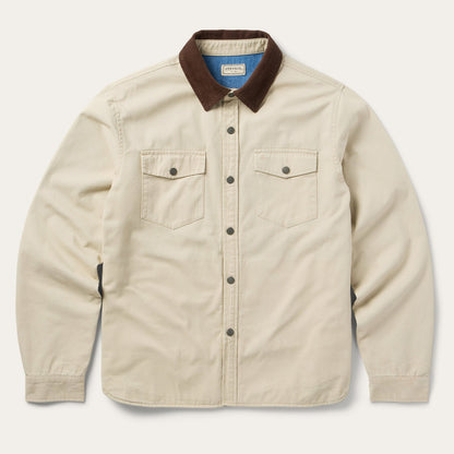 Corduroy Collar Shirt Jacket | Stetson Tan