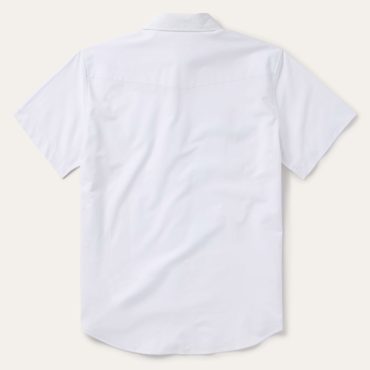 White Oxford Short Sleeve Western Shirt | Stetson White