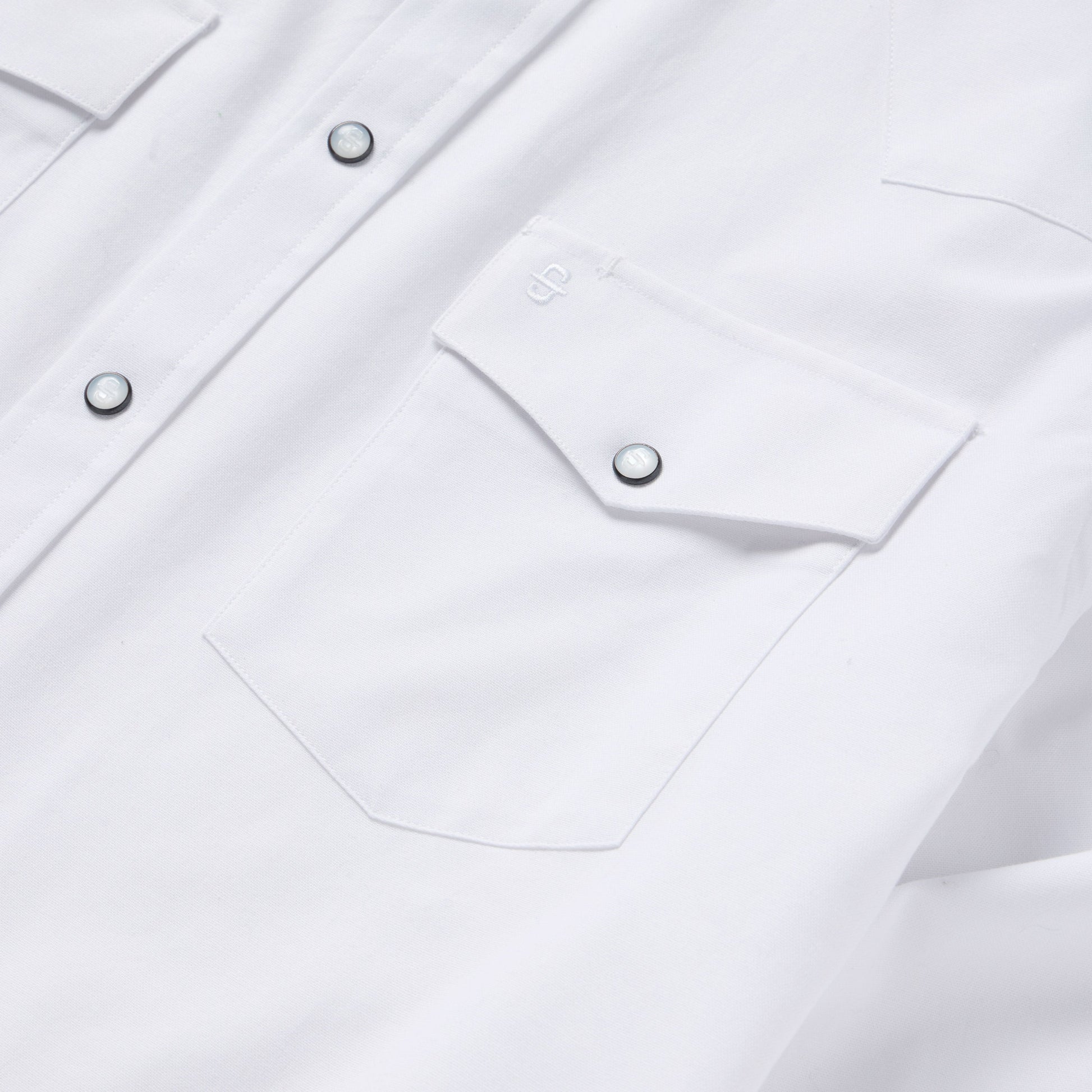 White Oxford Western Shirt | Stetson White