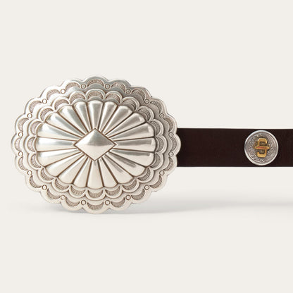 Southwestern Concho Belt | Stetson Dark Brown