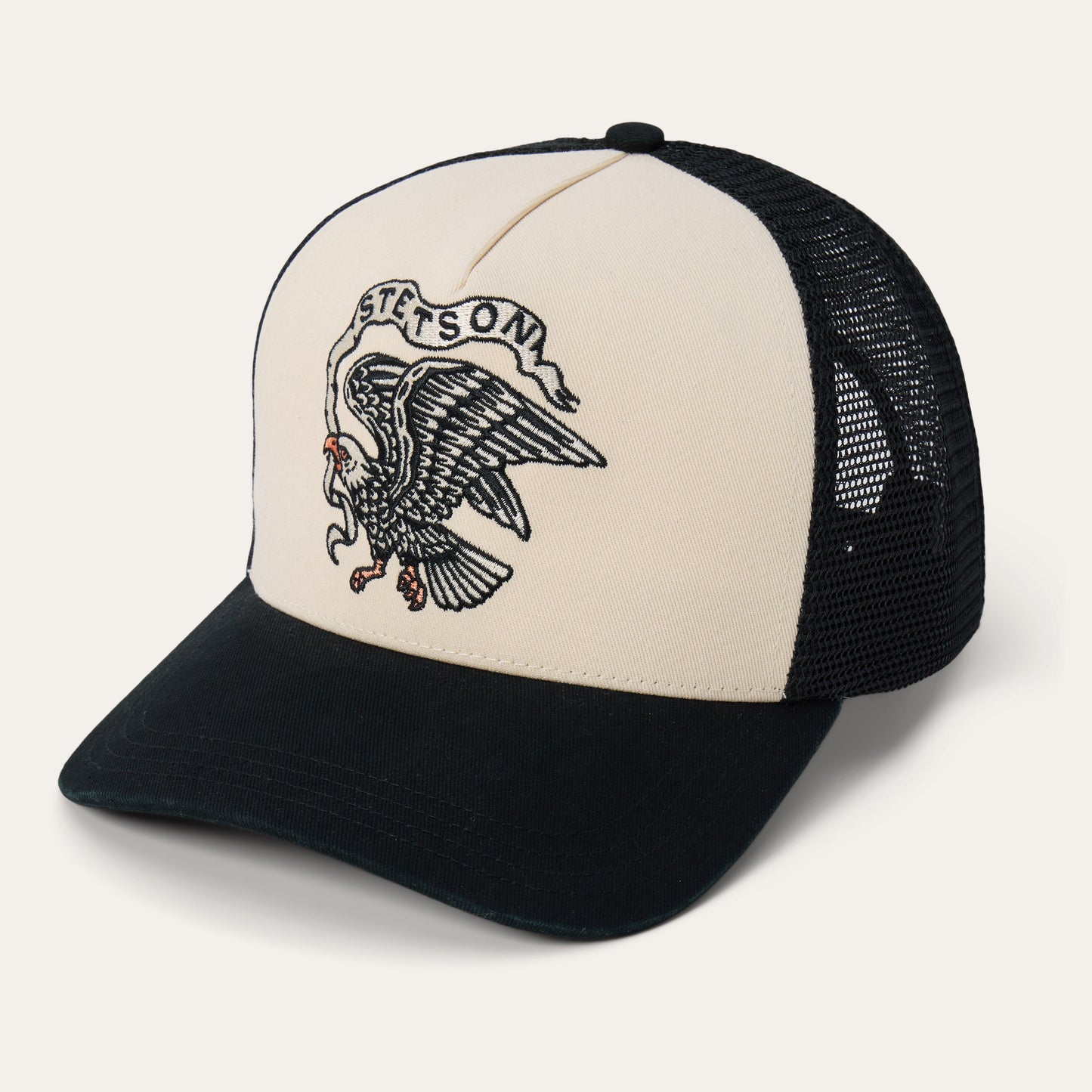 Eagle Trucker Hat | Stetson Black