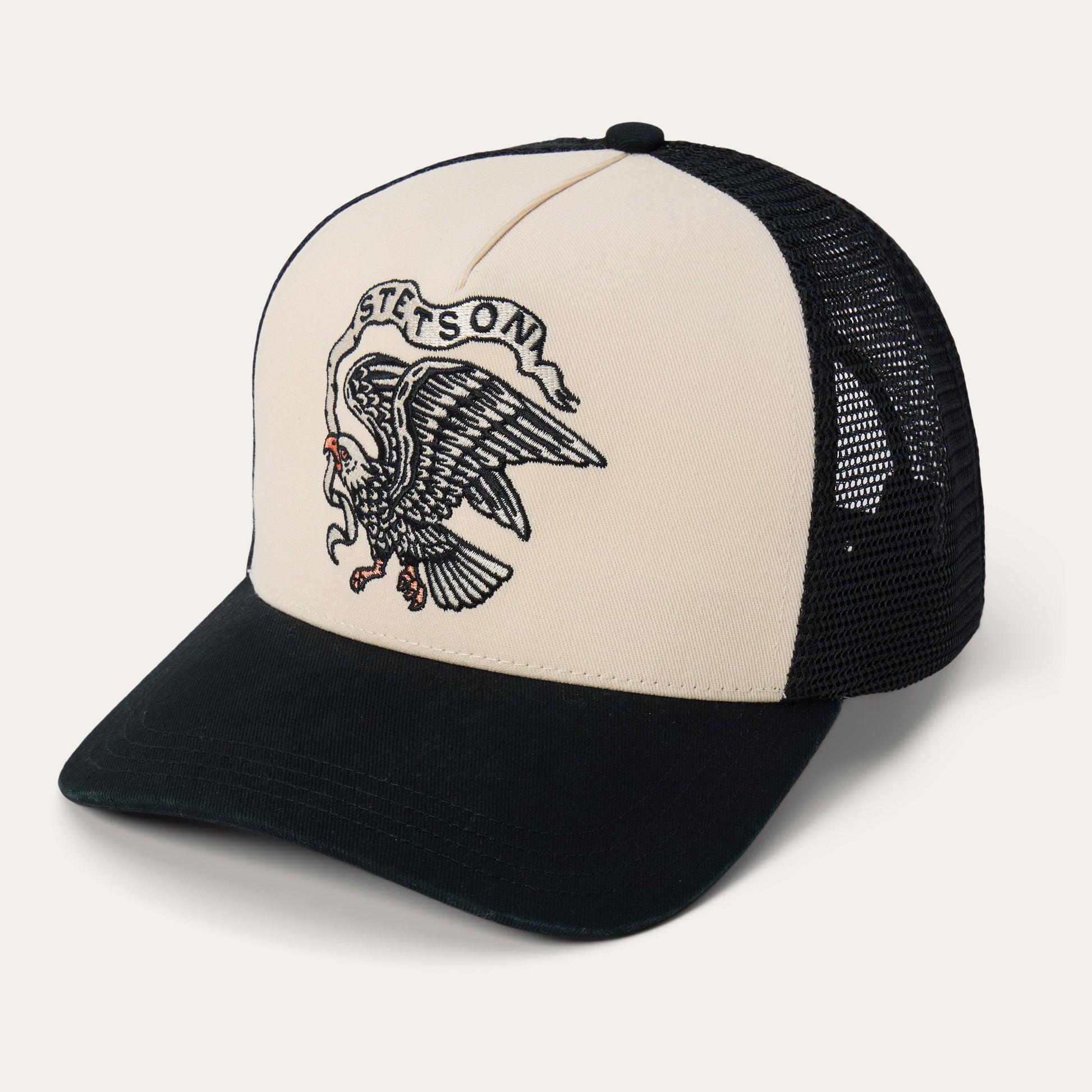 Eagle Trucker Hat | Stetson Black