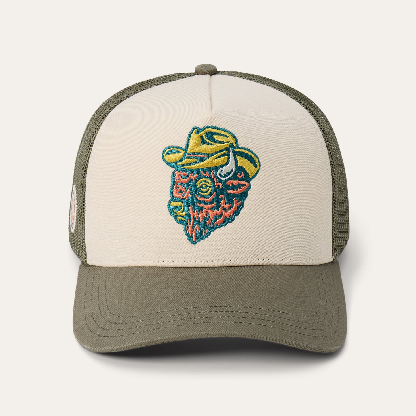 Outlaw Trucker Hat | Stetson Olive/Cream