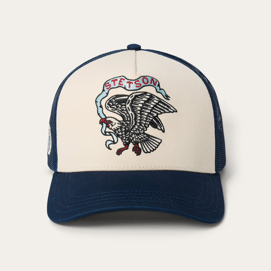 Eagle Trucker Hat | Stetson Navy